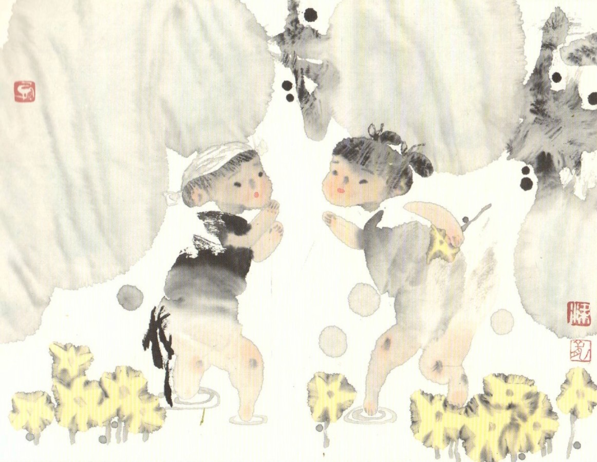 百好繪本士多｜屬於寶寶的水墨messy play (適合 0-3歲孩子和照顧者)