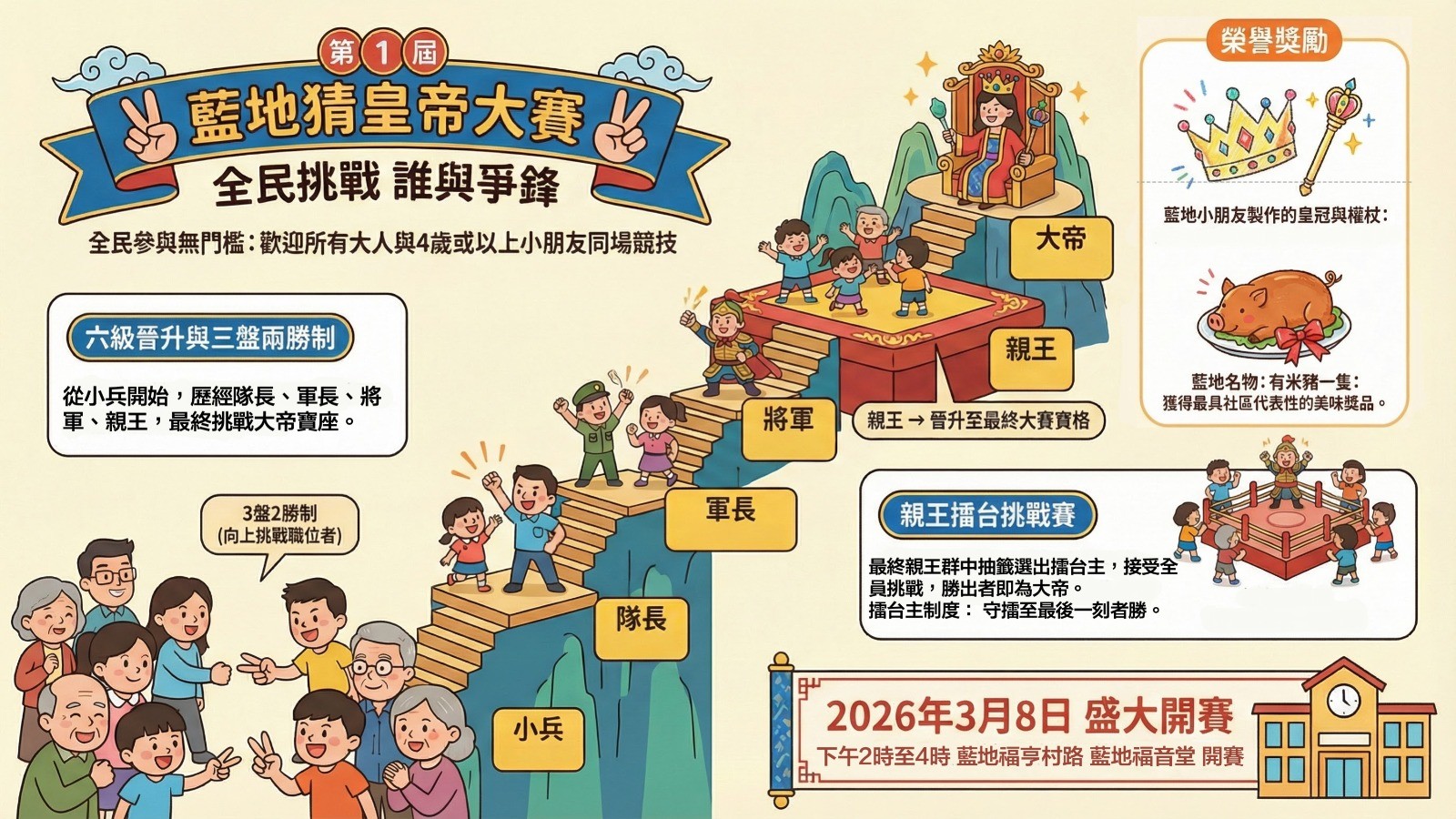 第1屆 藍地猜皇帝 大賽